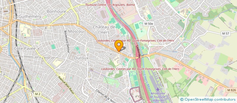 localisation de l'entreprise LATCHAPPE à TOULOUSE