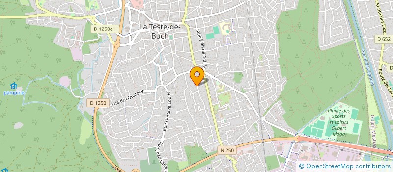 localisation de l'entreprise LATE à LA TESTE-DE-BUCH
