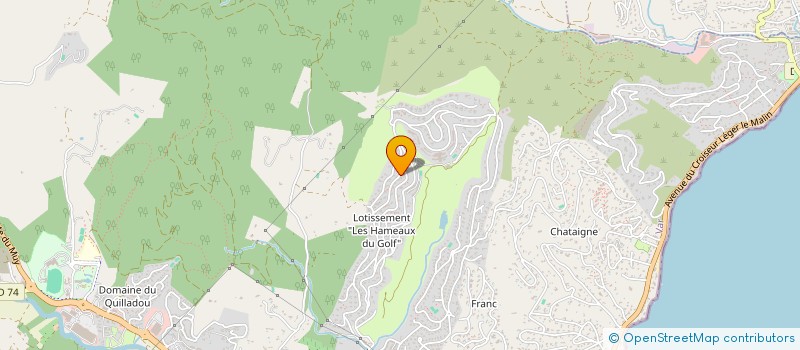 localisation de l'entreprise LATECOERE EXPLORER à SAINTE-MAXIME