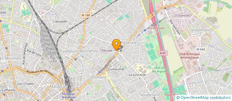 localisation de l'entreprise LATELEC  TOULOUSE