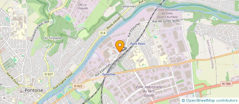 localisation de l'entreprise LATELIERS à SAINT-OUEN-L'AUMONE