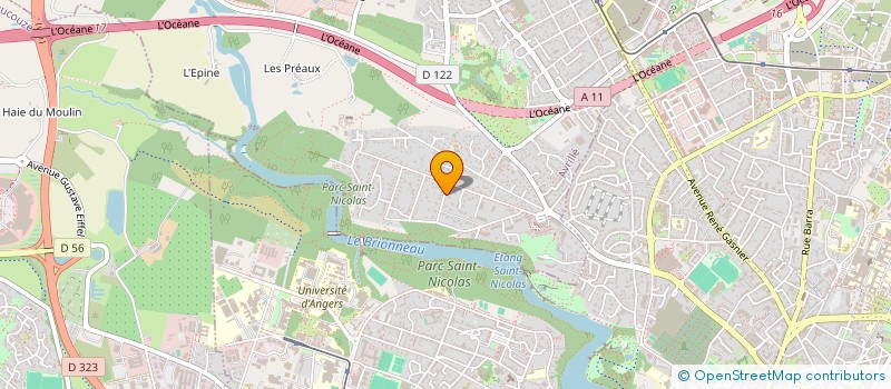 localisation de l'entreprise LATEMA  MONTREUIL-JUIGNE