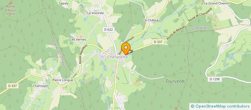 localisation de l'entreprise LATEMPO  DEUX-GROSNES