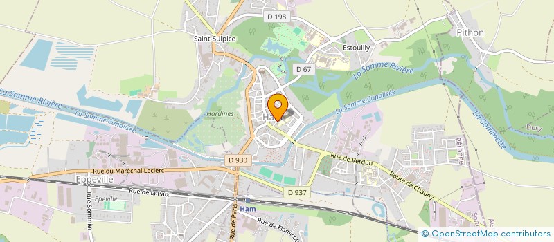 localisation de l'entreprise LATENA  HAM