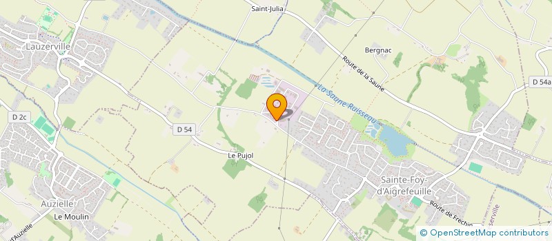 localisation de l'entreprise LATESYS INNOVATION  SAINTE-FOY-D'AIGREFEUILLE