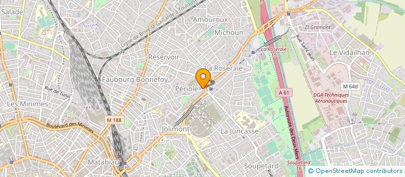 localisation de l'entreprise LATFI1 à TOULOUSE