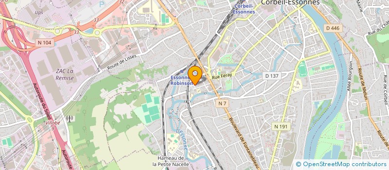 localisation de l'entreprise LATHAGINI SUPER MARKET à CORBEIL-ESSONNES