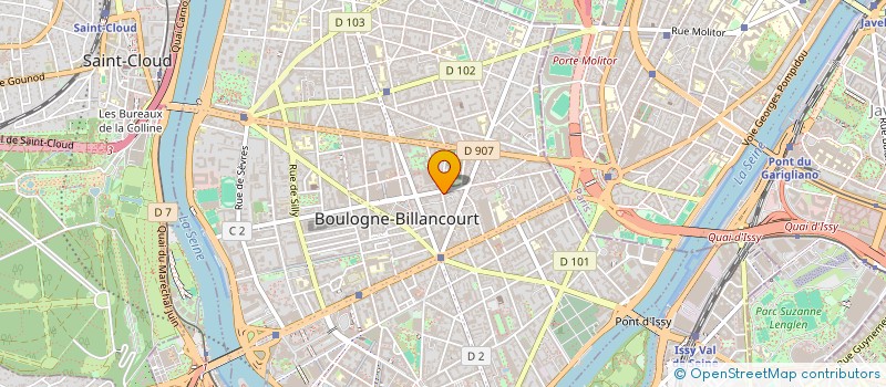 localisation de l'entreprise LATHAMM à BOULOGNE-BILLANCOURT