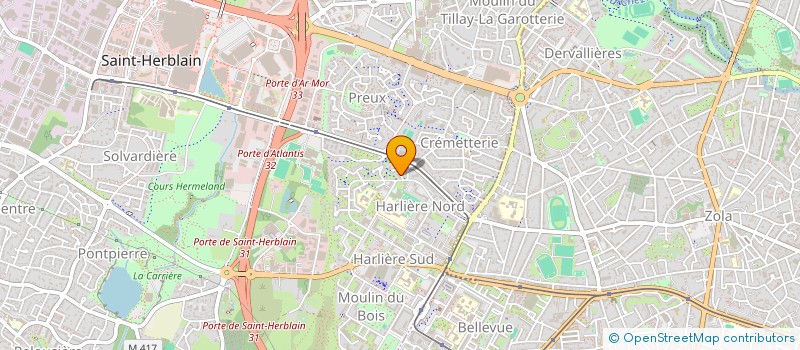 localisation de l'entreprise LATHIBEL  SAINT-HERBLAIN