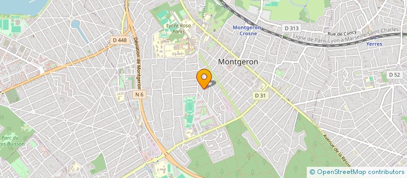 localisation de l'entreprise LATHIEYRE-MEYNIER à MONTGERON