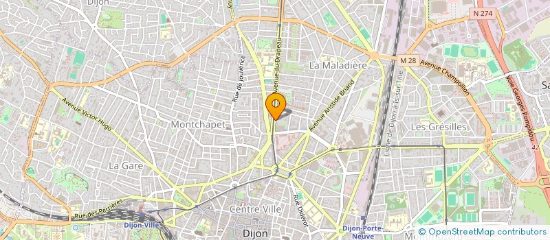 localisation de l'entreprise LATHO CYCLES DIJON  DIJON