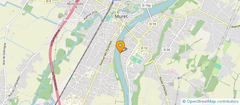 localisation de l'entreprise LATICHA  MURET