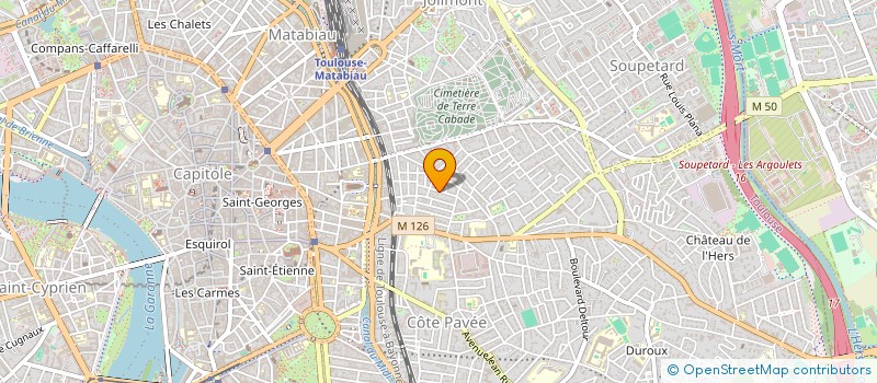 localisation de l'entreprise LATIER J&H  TOULOUSE