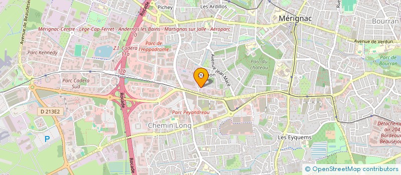 localisation de l'entreprise LATIF  MERIGNAC