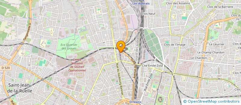 localisation de l'entreprise LATIFA EL OUAFI HOLDING à ORLEANS
