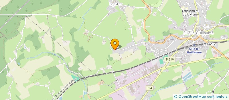 localisation de l'entreprise LATIFE SERVICES  LE GREZ