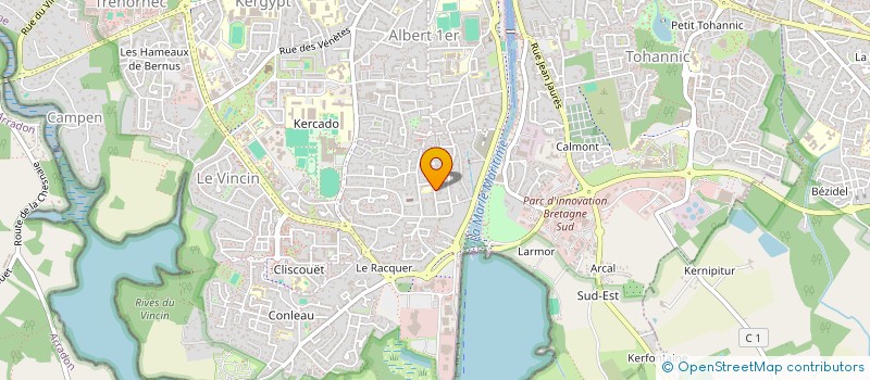 localisation de l'entreprise LATIGO à VANNES