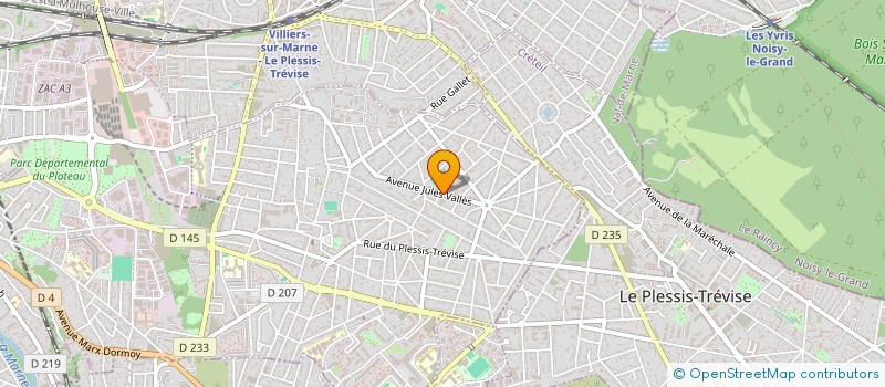 localisation de l'entreprise LATIGUI ET BENAOUDA à CHAMPIGNY-SUR-MARNE