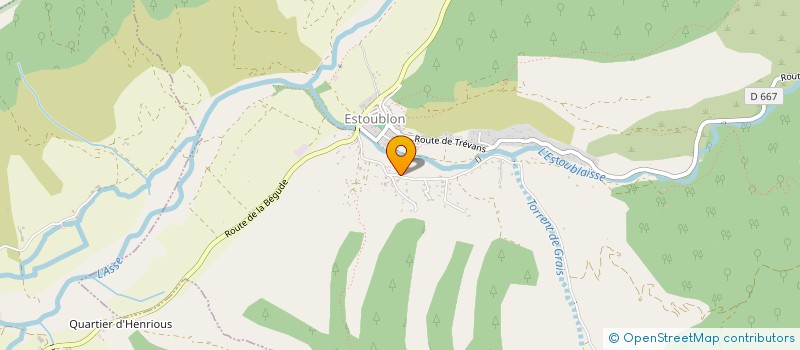 localisation de l'entreprise LATIL STEPHANE  ESTOUBLON