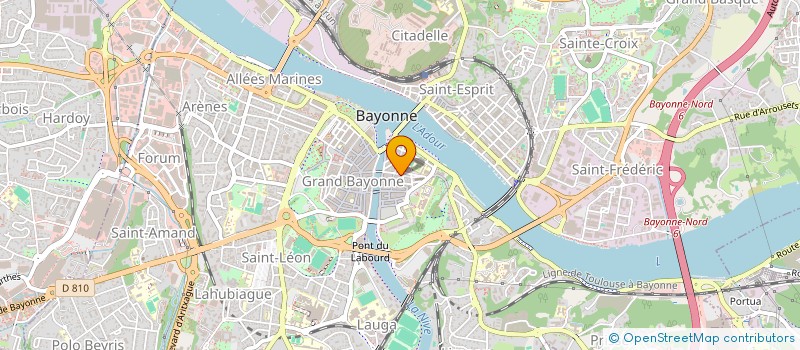 localisation de l'entreprise LATILEARN à BAYONNE