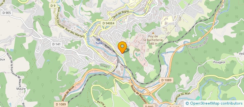 localisation de l'entreprise LATIN  TULLE