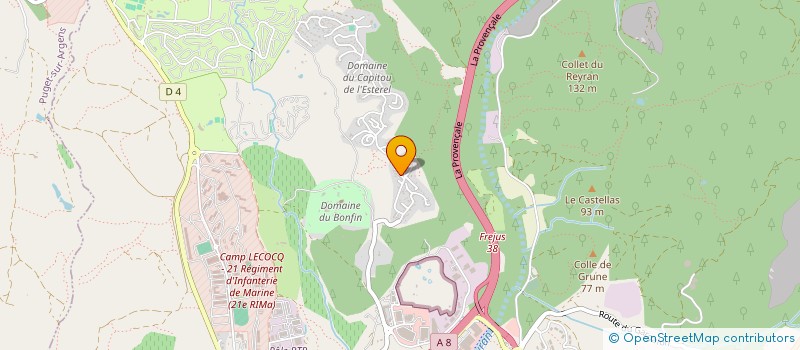 localisation de l'entreprise LATIN BAGASSO MUSIC à FREJUS