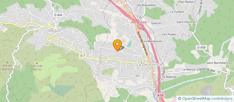 localisation de l'entreprise LATIN CONNECTION  LA DESTROUSSE