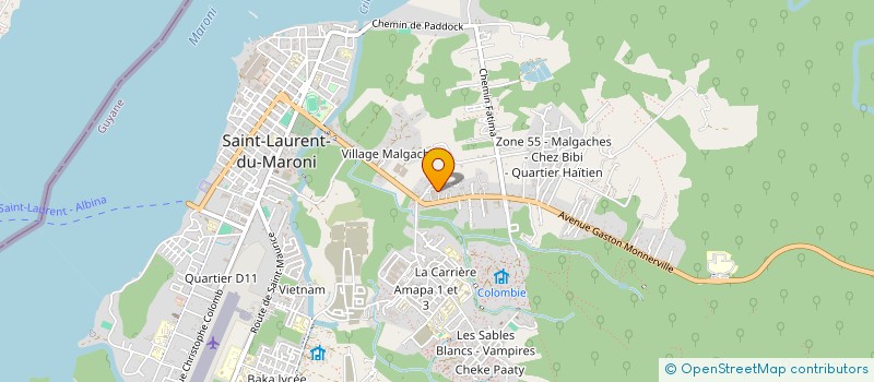 localisation de l'entreprise LATIN STYL' à SAINT-LAURENT-DU-MARONI