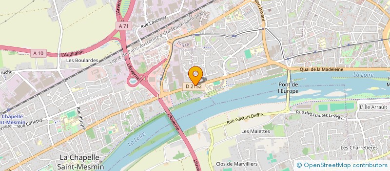 localisation de l'entreprise LATINA à CHAINGY