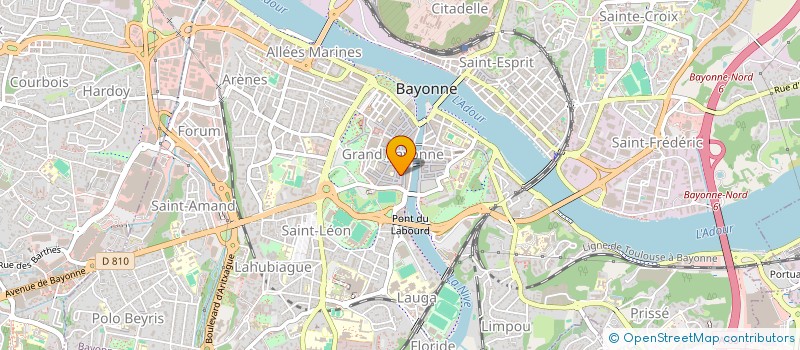 localisation de l'entreprise LATINA IMMO à BAYONNE