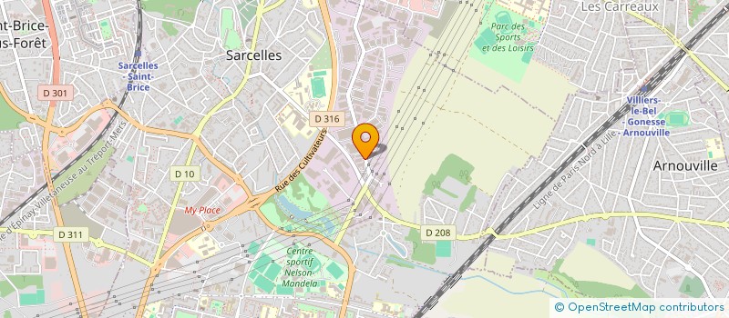 localisation de l'entreprise LATINA MODE à SARCELLES