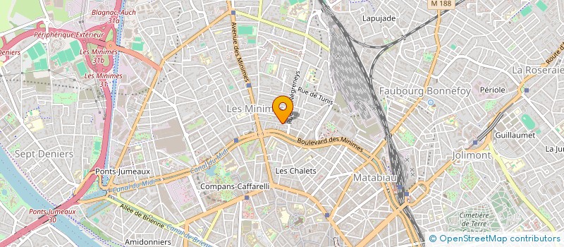 localisation de l'entreprise LATINDANCES à TOULOUSE