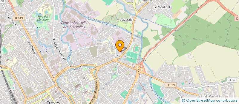 localisation de l'entreprise LATINEA à TROYES