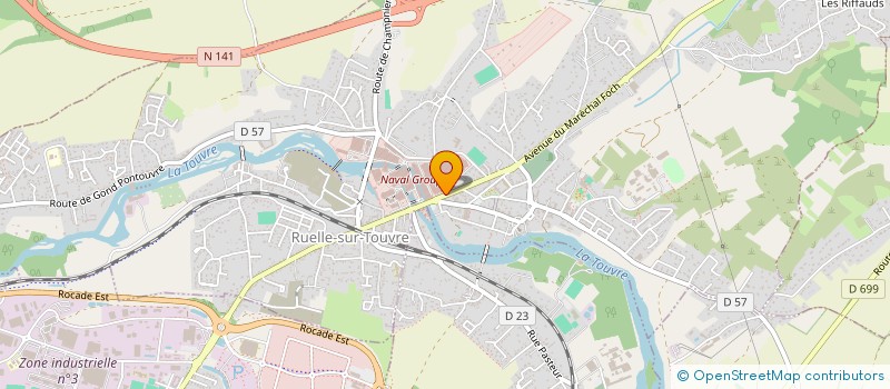 localisation de l'entreprise LATINO à RUELLE-SUR-TOUVRE