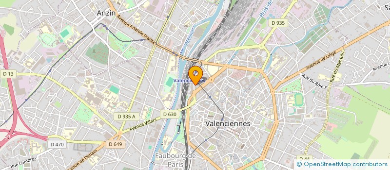 localisation de l'entreprise LATINO CAFE à VALENCIENNES