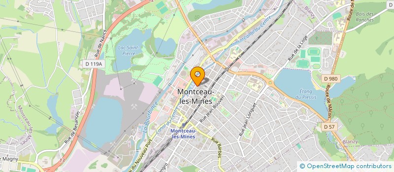 localisation de l'entreprise LATINO CLUB à MONTCEAU-LES-MINES