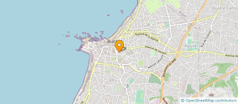 localisation de l'entreprise LATINO DANSE EVENEMENTS MUSIQUE à BIARRITZ