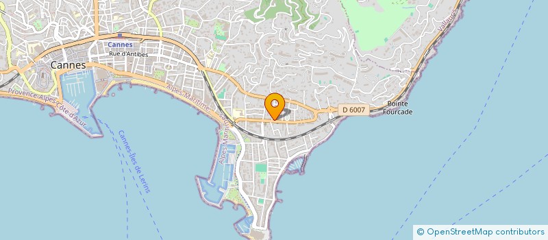 localisation de l'entreprise LATINO ENERGIE à CANNES