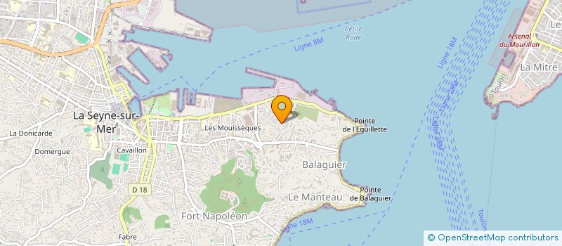 localisation de l'entreprise LATINO SUD à LA SEYNE-SUR-MER