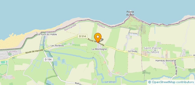 localisation de l'entreprise LATINO SWING  GRANDCAMP-MAISY