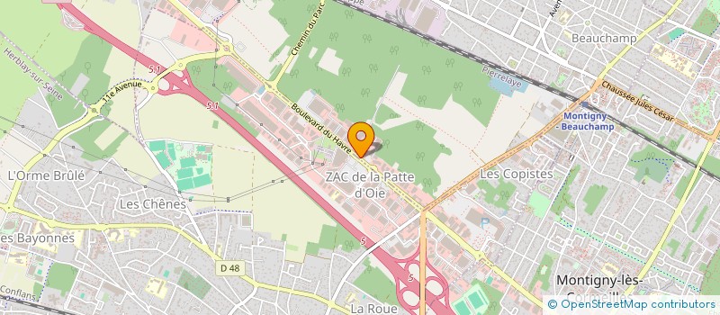 localisation de l'entreprise LATINOS 95  PIERRELAYE