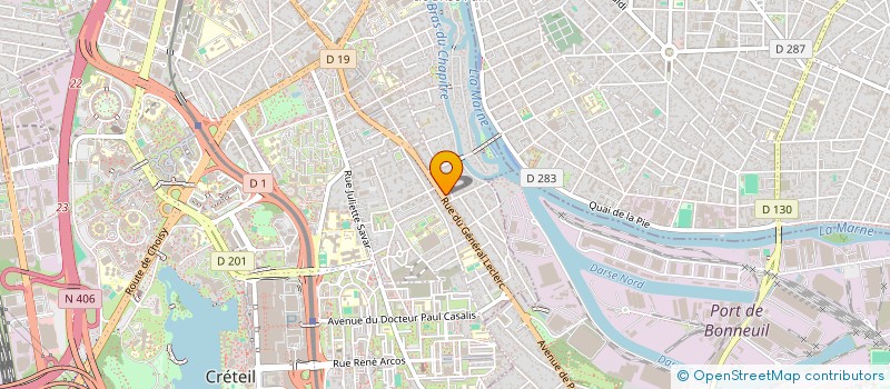 localisation de l'entreprise LATINS CARS  CRETEIL