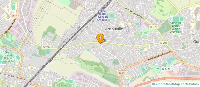 localisation de l'entreprise LATINVEST  ARNOUVILLE