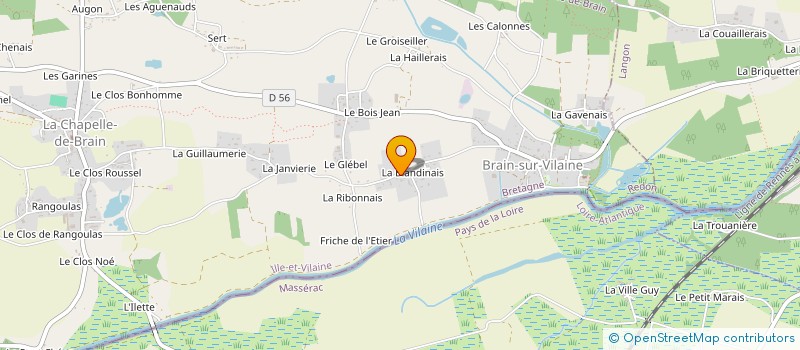 localisation de l'entreprise LATIPIC  LA CHAPELLE-DE-BRAIN