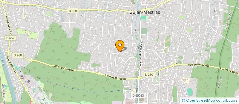 localisation de l'entreprise LATIS  GUJAN-MESTRAS