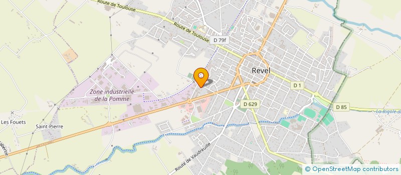 localisation de l'entreprise LATIS  REVEL