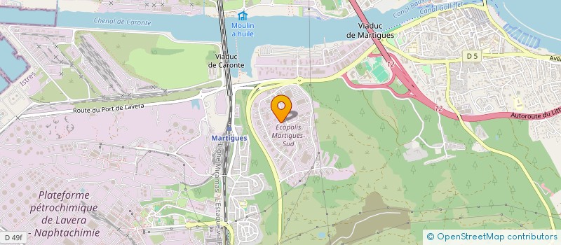 localisation de l'entreprise LATITTUDE YOGA à MARTIGUES
