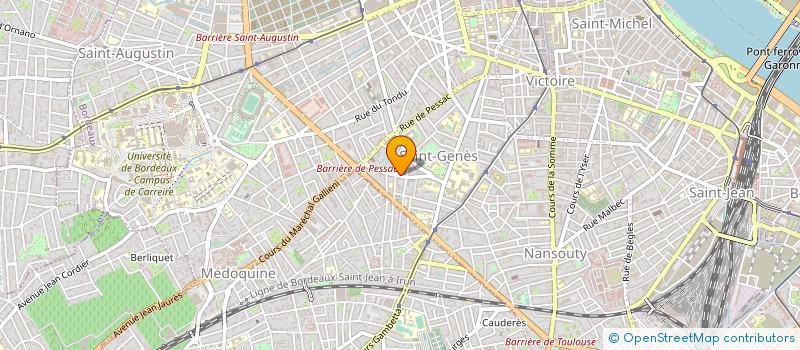 localisation de l'entreprise LATITUDE 16-35 MN à BORDEAUX