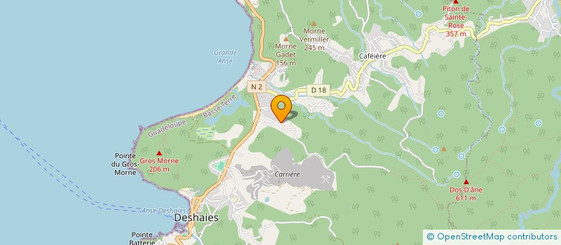 localisation de l'entreprise LATITUDE 16  DESHAIES