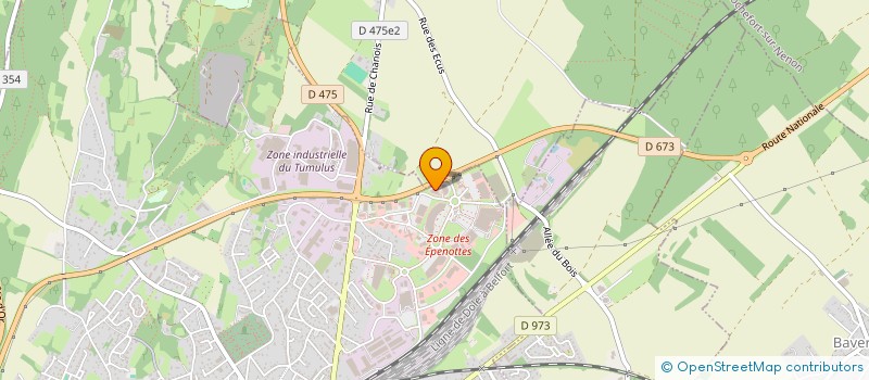 localisation de l'entreprise LATITUDE 39 à DOLE
